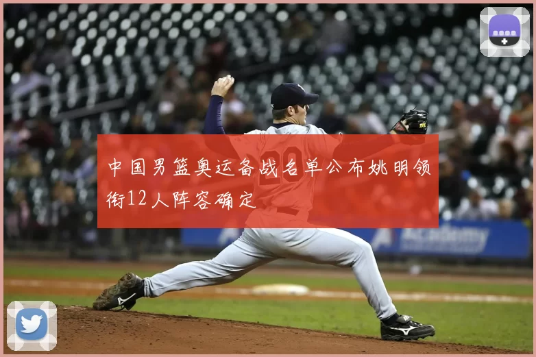 中国男篮奥运备战名单公布姚明领衔12人阵容确定